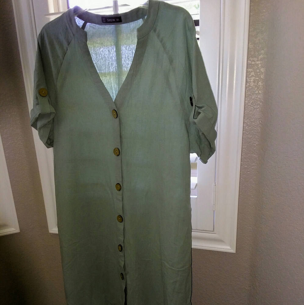 Shein shirt dress
